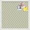PinPix Custom Bulletin Board Yellow And Blue Waves Poster Board Has a Fabric Style Canvas Finish, Framed in Satin White Frame, by ArtToFrames (PinPix-321)